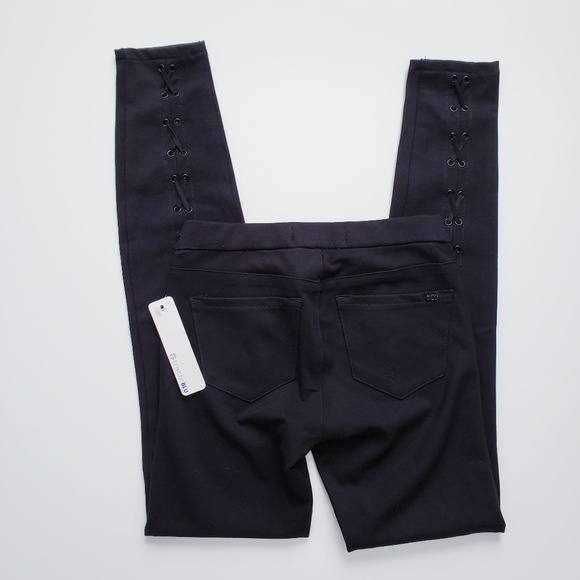 Tractr Blu Lace Up Pull On Skinny Jegging - Picture 3 of 6
